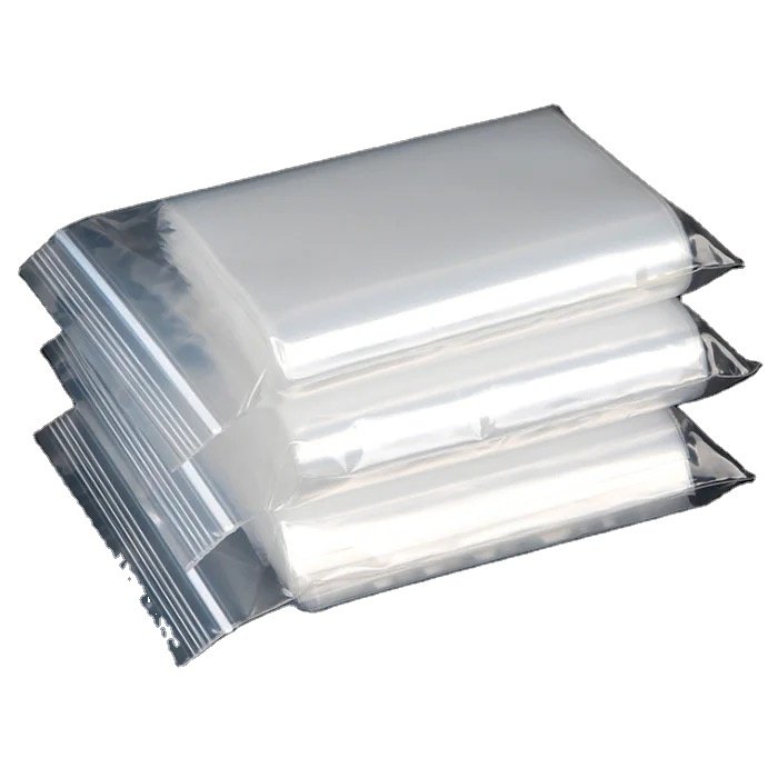 Factory Promotion Thick Transparent Pouch Poly Zipper Bag Snack Nut Chili Food Packaging bag