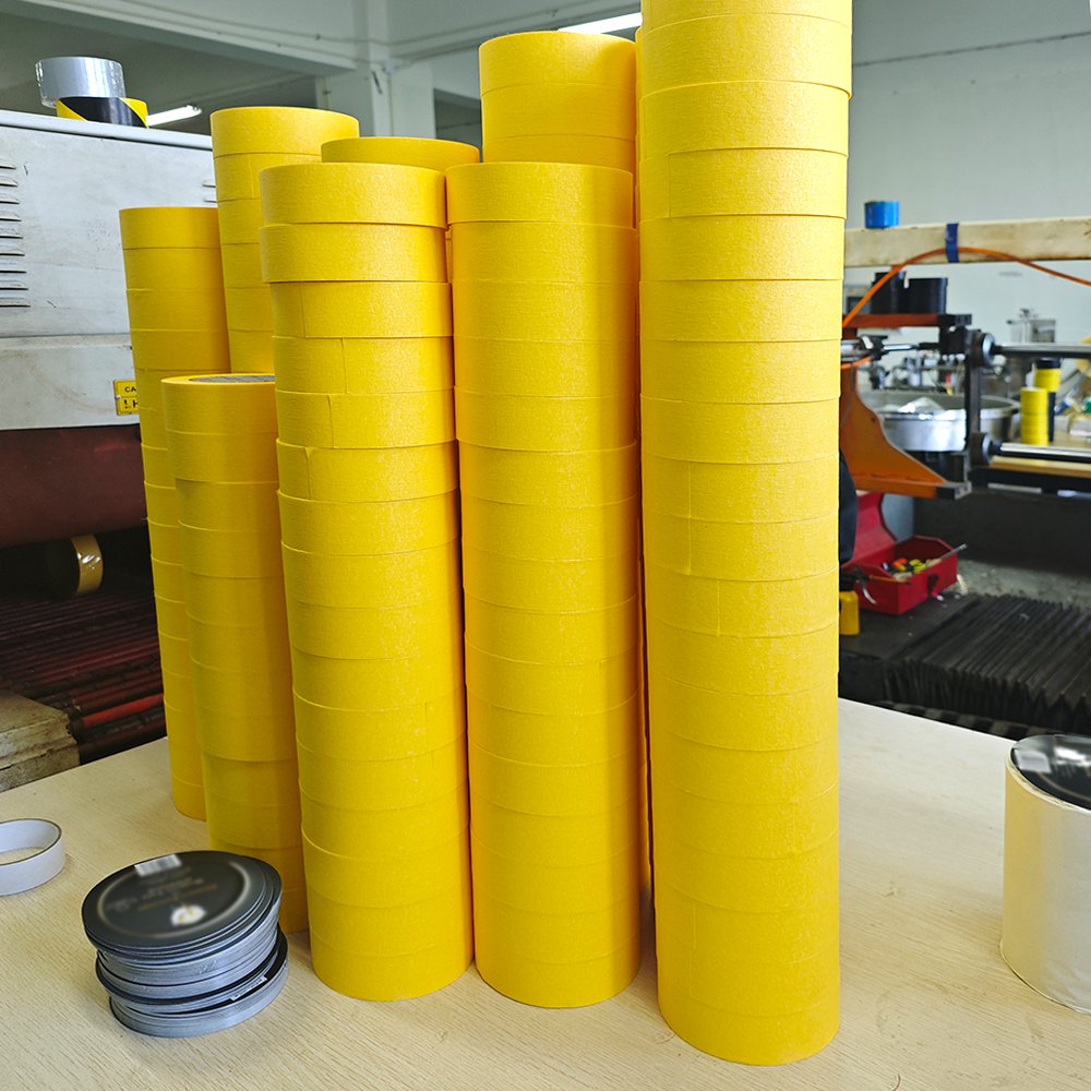 Waterproof Rubber Adhesive Paper Decorative Korean Speedy Wide Protection Crepe Paint Wall China 50mm Masking Tape