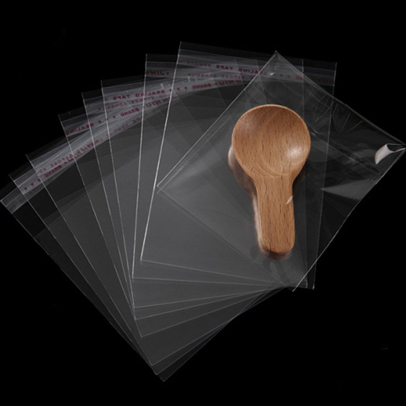 Wholesale Thick Transparent Self-adhesive Cello Poly Bags Clear Plastic Cellophane Packing Bakery Cookie Cards Gift OPP Bag