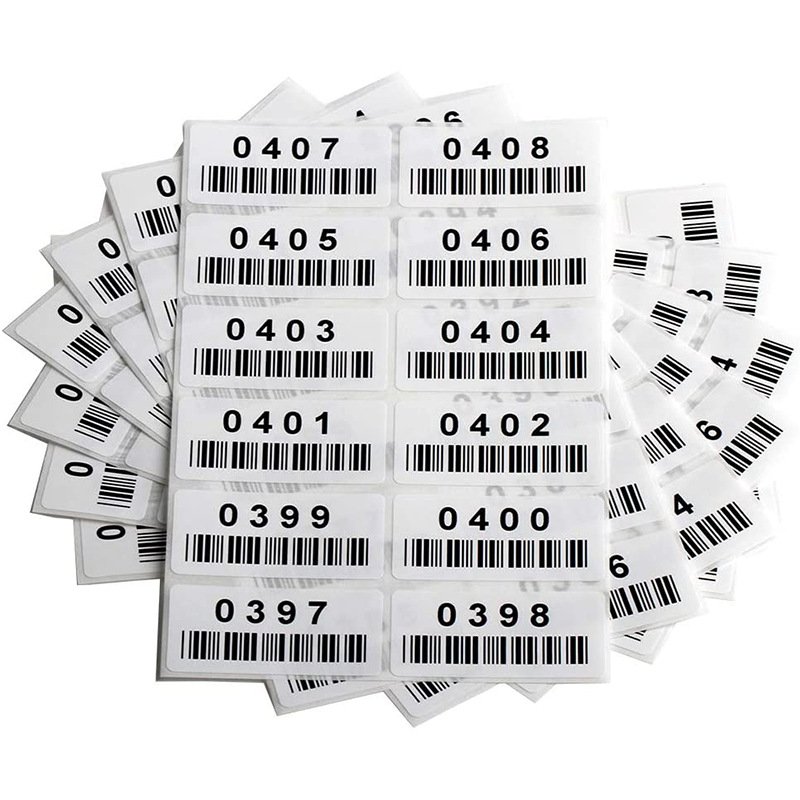 Labels supplier custom tamper proof barcode self adhesive roll label sticker paper maker