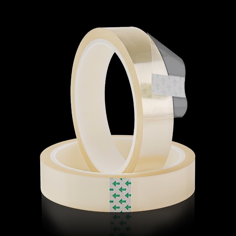 PET Transparent High Temperature Tape Used For Electroplated Baking Varnish PCB Silicon Tape