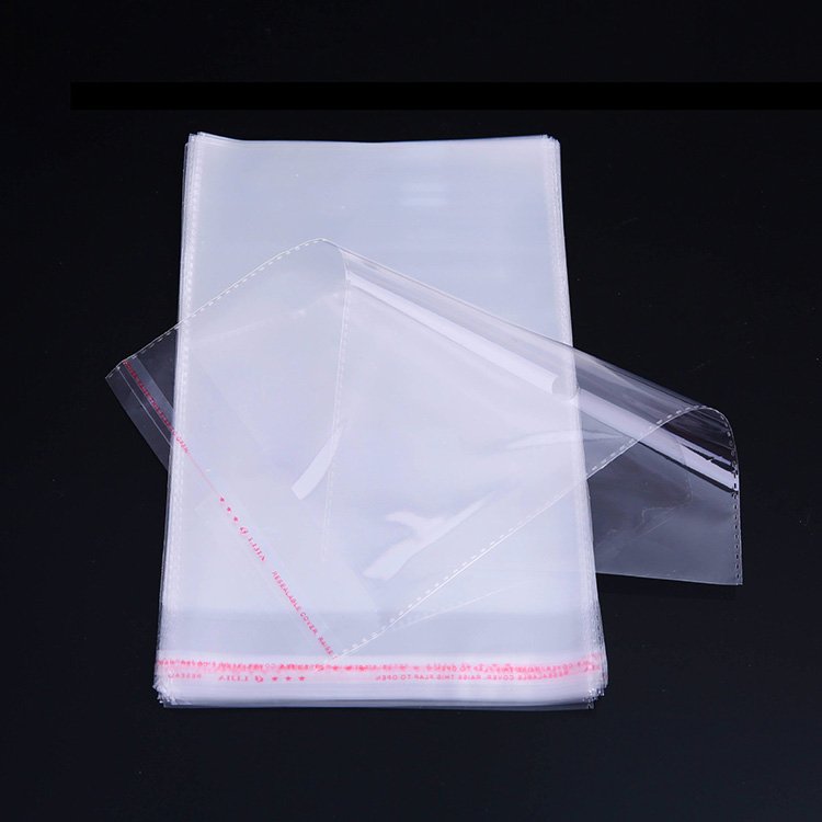 Self Adhesive Seal Clear OPP Cello Cellophane Resealable Plastic Poly Bags for Photo Jewelry Bakery Treats Party Favors