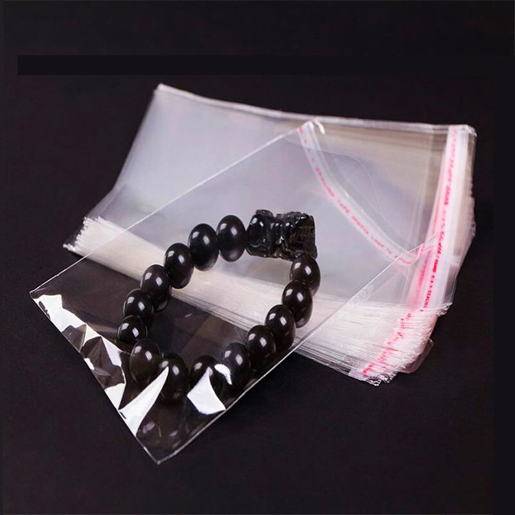 Self Adhesive Seal Clear OPP Cello Cellophane Resealable Plastic Poly Bags for Photo Jewelry Bakery Treats Party Favors
