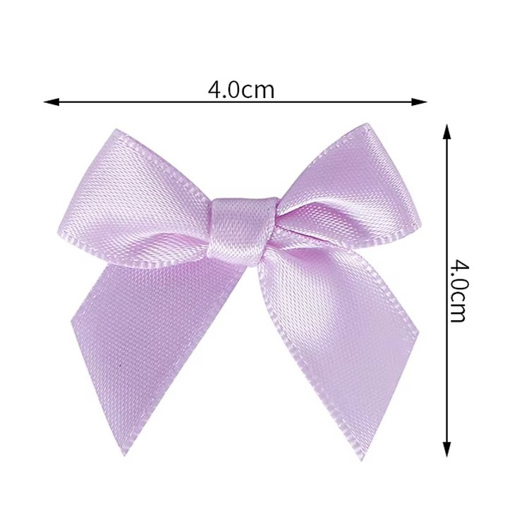 Bestking Industry Wholesale Custom Pre Made Mini Self Adhesive Bows Red Satin Gift Ribbon Bow for Greeting Card