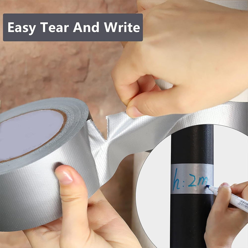 Nature Rubber glue High quality Strong Adhesive Fabric Decorative Polyethylene Coated Multi Purpose Cloth Duct Tape