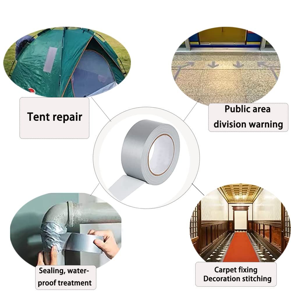 Nature Rubber glue High quality Strong Adhesive Fabric Decorative Polyethylene Coated Multi Purpose Cloth Duct Tape