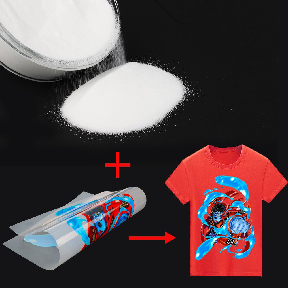 High quality 1kg hot melt adhesive powder Hot sale melting tpu dtf powder for DTF Printer printing