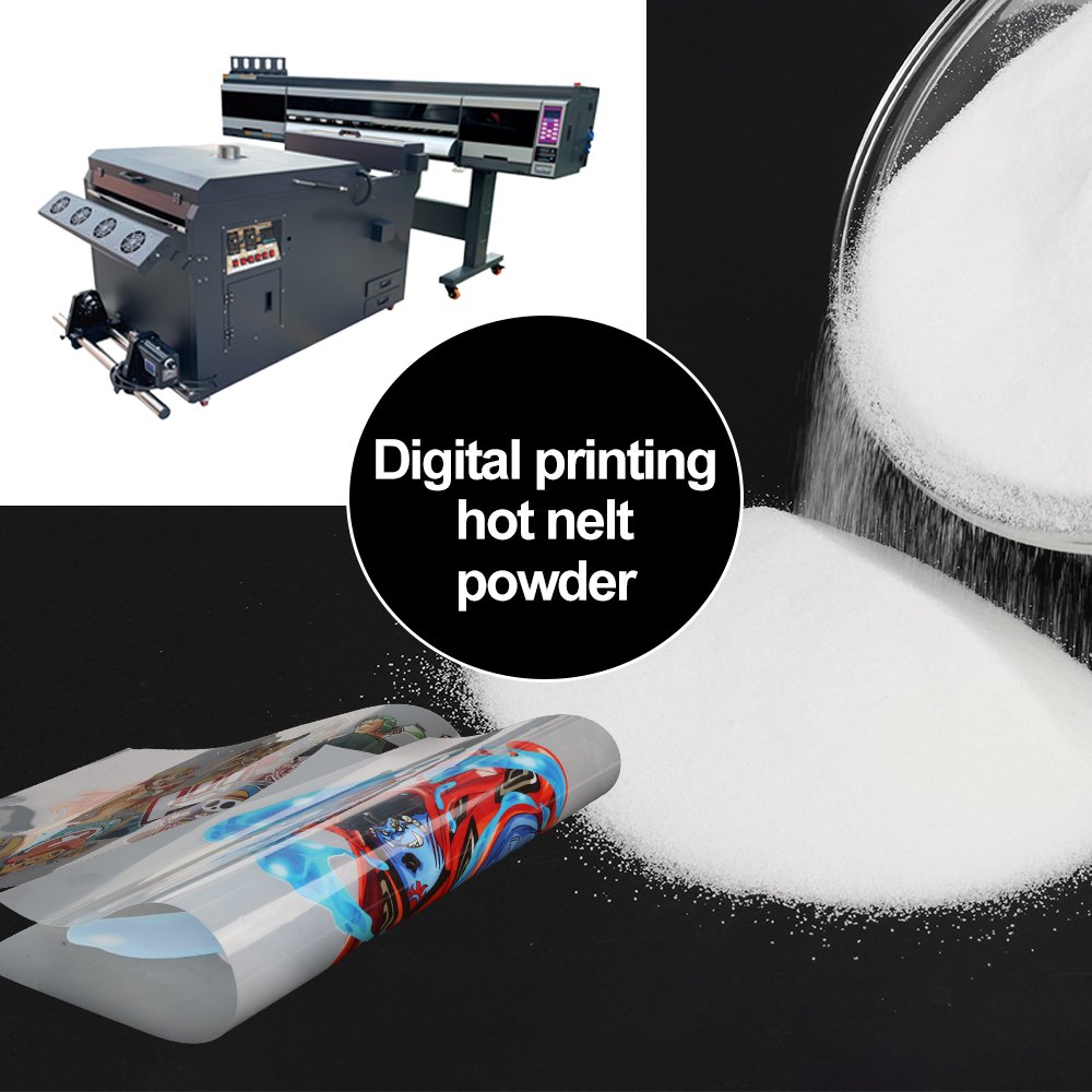 High quality 1kg hot melt adhesive powder Hot sale melting tpu dtf powder for DTF Printer printing