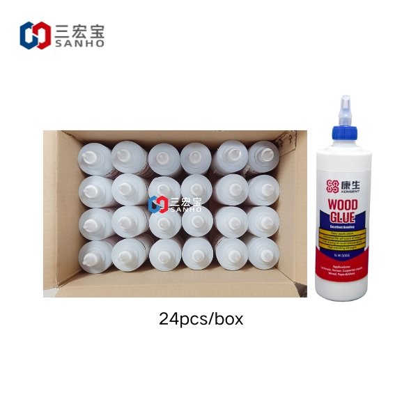 wholesale 500g wood adhesive D4 water-resistant PVA white glue water based glue
