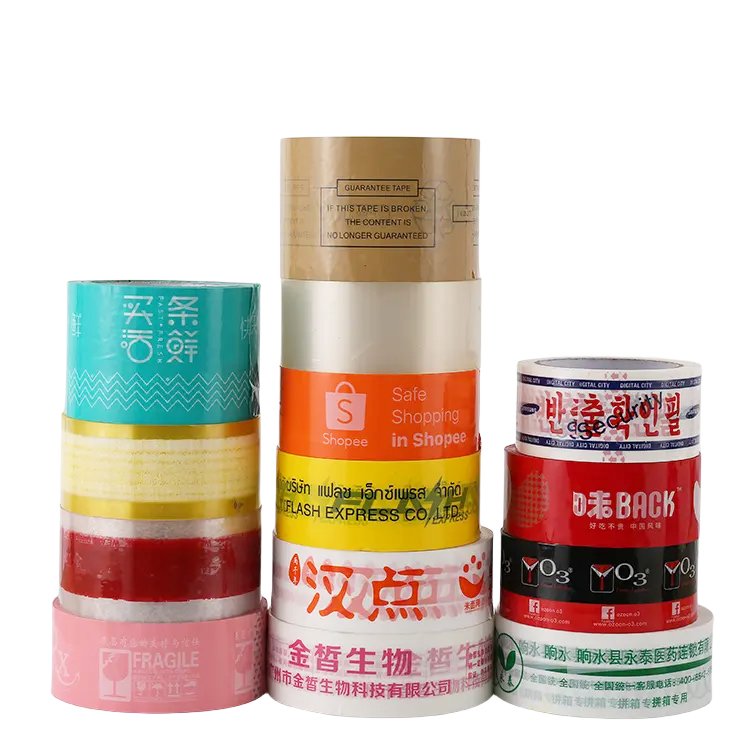 Factory Wholesale Self Adhesive Tape Bopp Jumbo Roll Clear Packing Tape For Sealing Carton