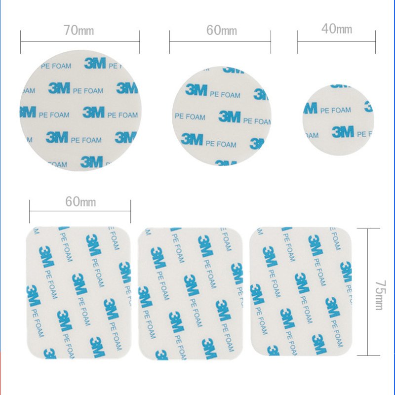 Custom Die Cut 1600T White Adhesive Double Sided Tape For Car Accessories Electronic Appliance PE Foam Tape