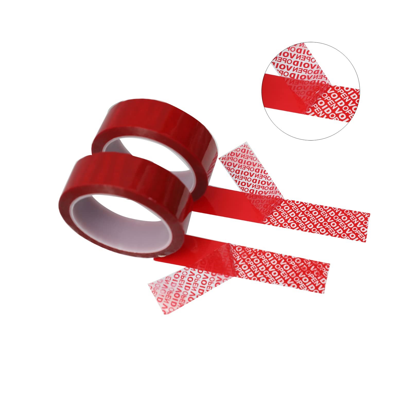brand repair void adhesive letters green 3d colographic printed plastic anti-thef evident ribbon security tape seal for clothes