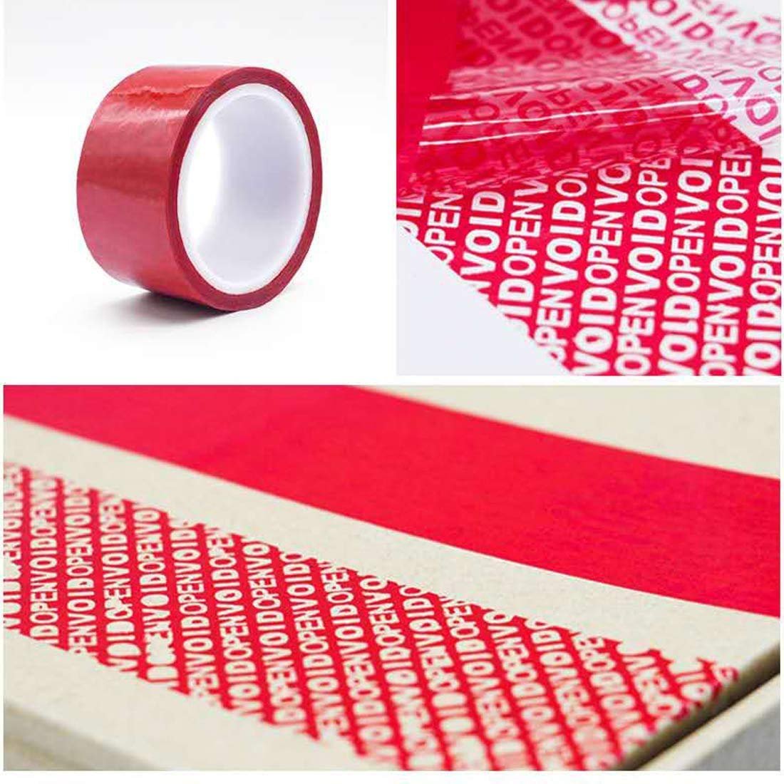 brand repair void adhesive letters green 3d colographic printed plastic anti-thef evident ribbon security tape seal for clothes