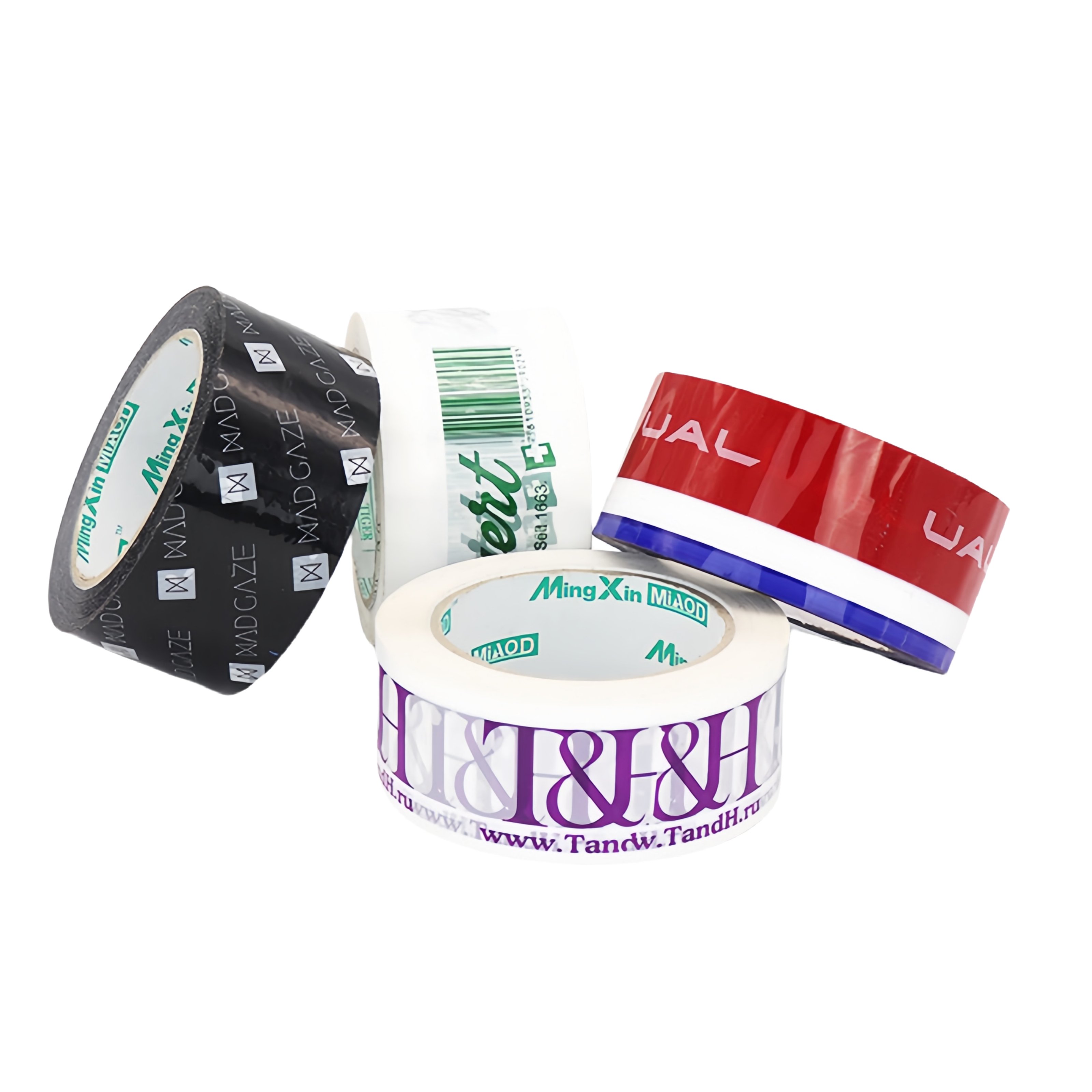 Customized Logo Printed BOPP Adhesive Tape Hot Melt 100y/200y/1000y Carton Sealing Packing Tape with Acrylic Adhesive Package