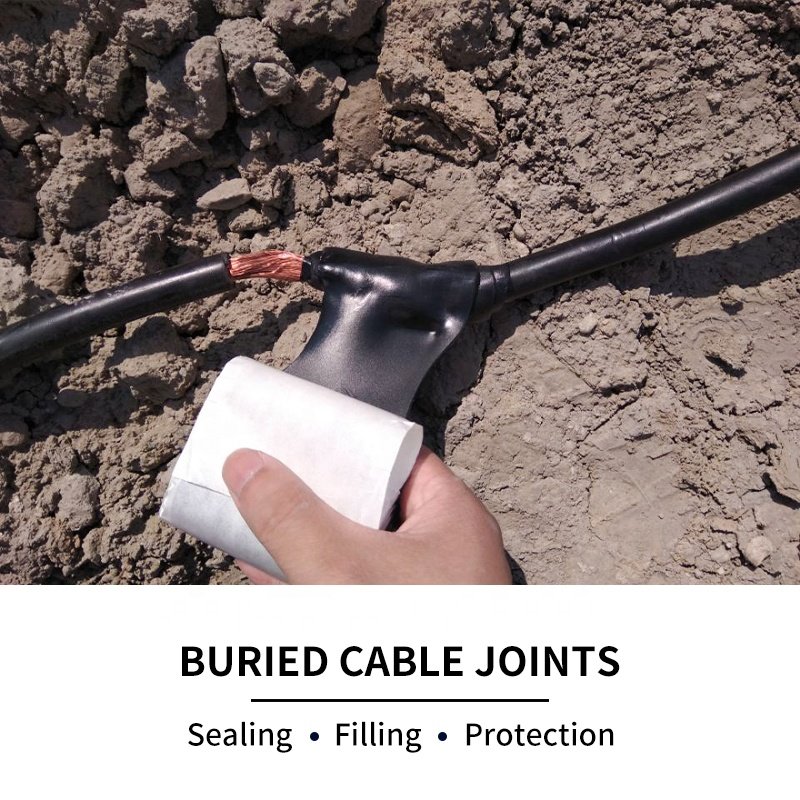 Self adhesive Waterproof Sealing Self-bonding Butyl Rubber Electrical Insulation Putty Tape