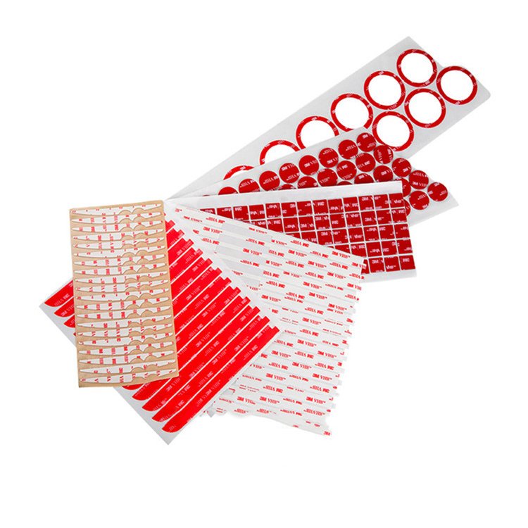 Sj5306 Bumpon Small Adhesive Strips Sticker Film Stickers For Glass Sticky Silicone Black Strip 3M