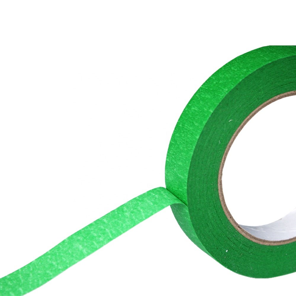 1- Recyclable Rainbow Colorful Spray Paint Masking Craft Packing Idea DIY Decoration Crepe Paper Self Adhesive Tape