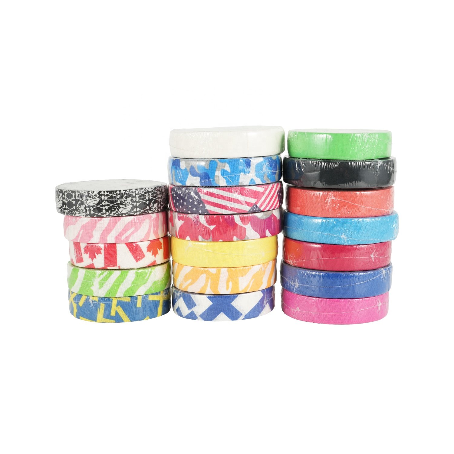 Custom logo cloth adhesive ice field hockey stick grip tape