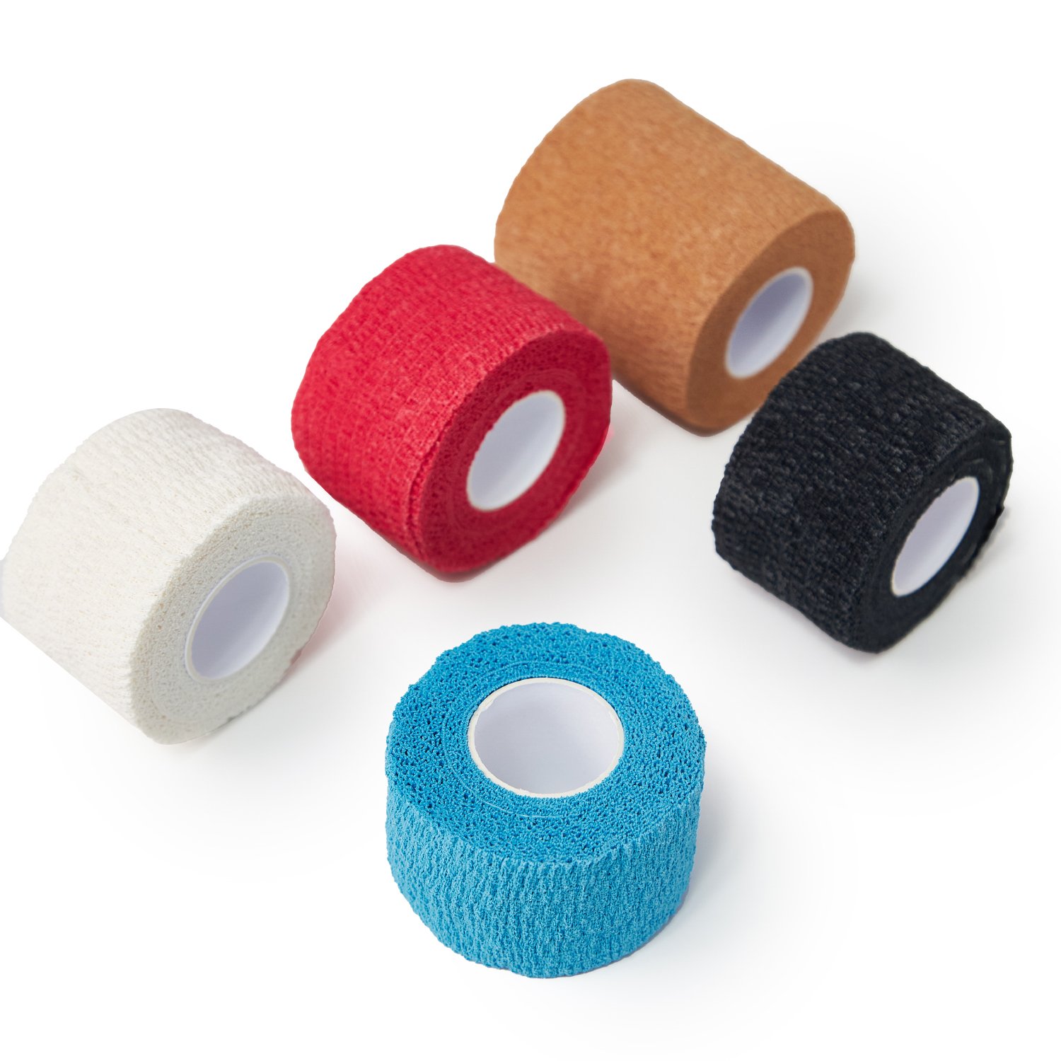 Cohesive Flexible Bandage Cotton Cohesive Bandage sports tape Mixed Color Self Adhesive elastic bandage