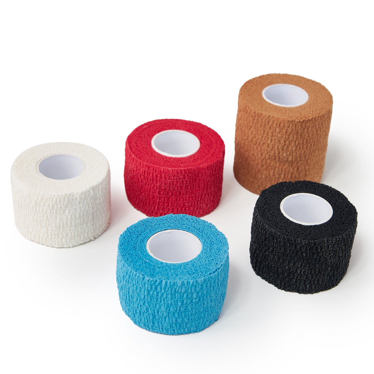 Cohesive Flexible Bandage Cotton Cohesive Bandage sports tape Mixed Color Self Adhesive elastic bandage