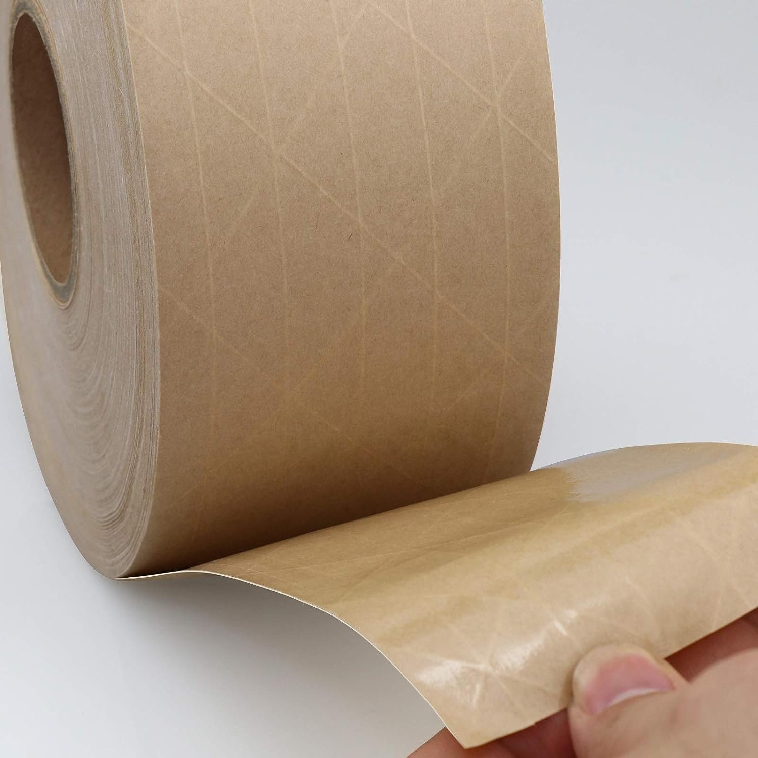 Professional Kraft Paper Tape Reinforced Water Activated Adhesive Writing Tape 9% Offer Printing Waterproof Acrylic Roll Packing