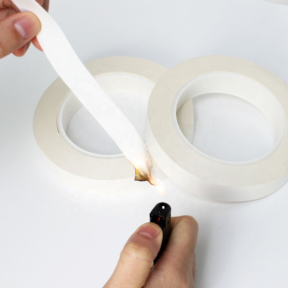 2- Recyclable High Temperature Resistant Flame Retardant White Color Nomex Paper Electrical Insulation Self Adhesive Tape