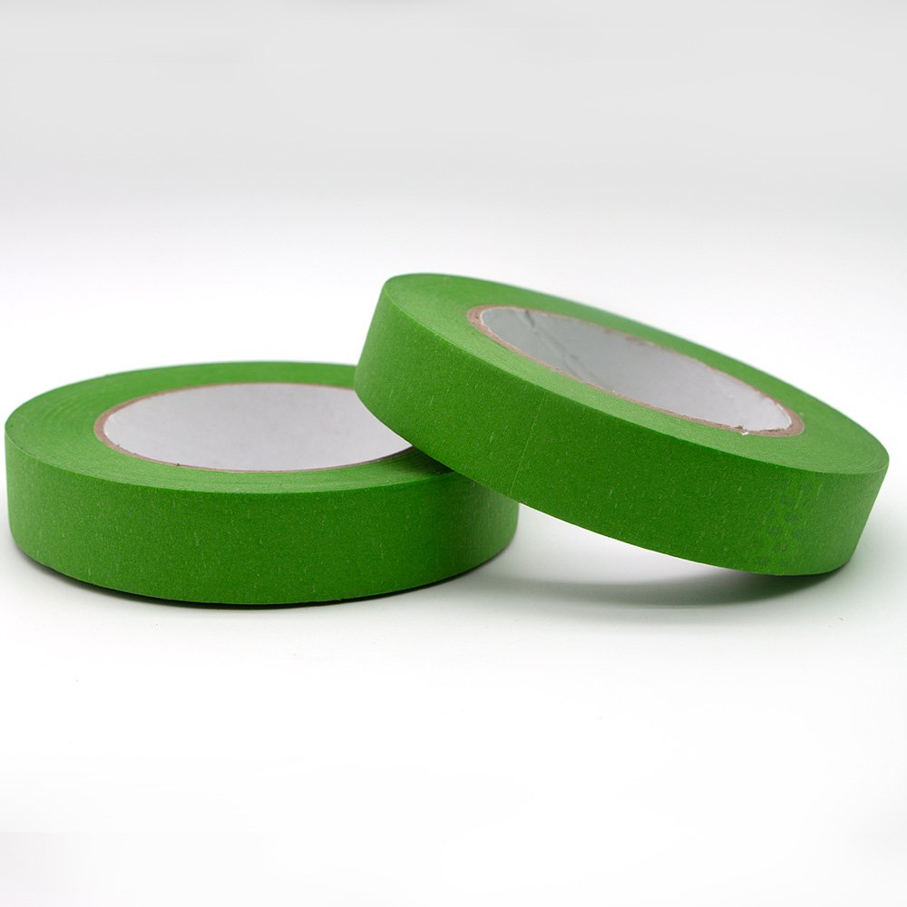Orange Paper Nice Adhesive Anti-residue Performance For Painting Decoration Masking Crepe Tape