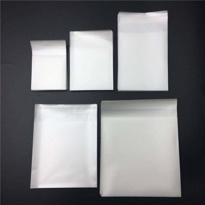 Clear Self Seal Cellophane Plastic Bags Packaging OPP Bag With Custom Printing Logo