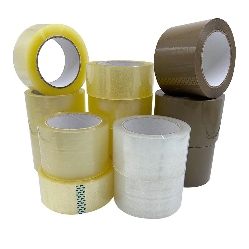 Reasonable price packing tape in large rolls water-based adhesive packing sealing tape packing transparent acrylic bopp tape
