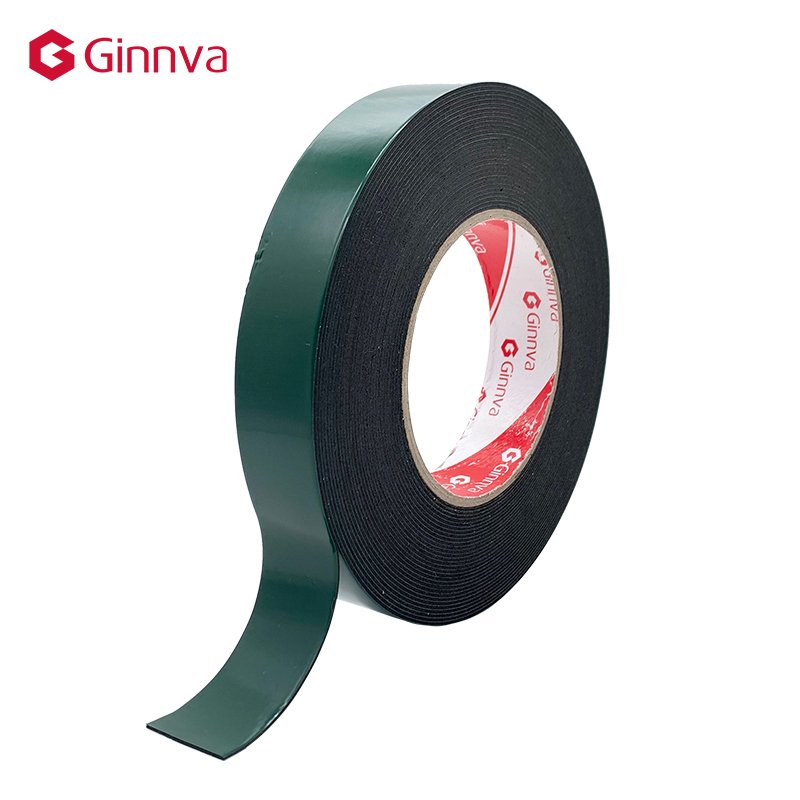 1mm thick black double sided foam adhesive tape