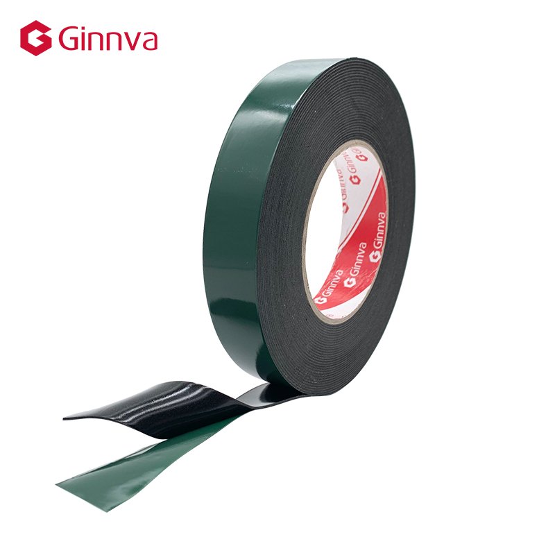 1mm thick black double sided foam adhesive tape