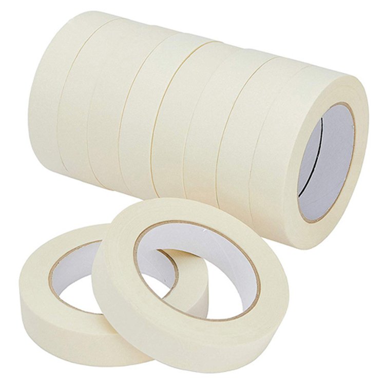 Indoor Painting Paint General Purpose Usage Crepe White Self Adhesive Paper Masking Tape
