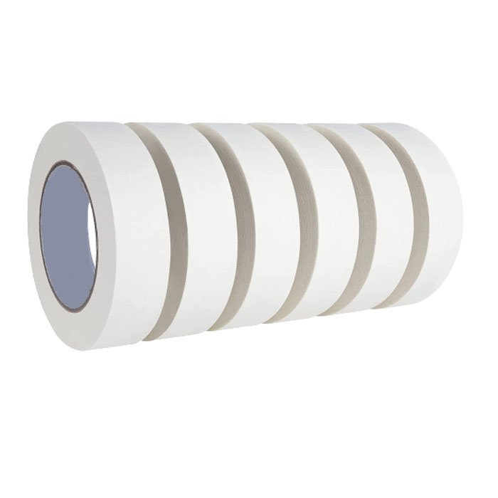Indoor Painting Paint General Purpose Usage Crepe White Self Adhesive Paper Masking Tape