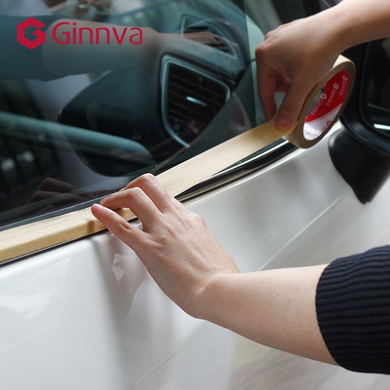Premium Auto Refinish Adhesive Tape Heat-Resistant and Waterproof Car Body Line Masking Cars Spraying Cover Automotive