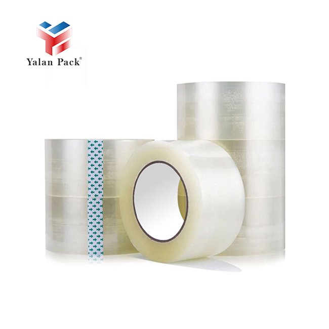 48mm 72mm Very Sticky Adhesive Box Packing Tape Shipping Moving Opp Carton Sealing Tape Waterproof Acrylic Free Bopp 1000pcs