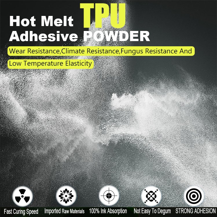 Free Sample DTF TPU Adhesive Powder High Quality Hot Melt White Powder For Heat Transfer Dtf Pet Film For Garment Fabric T-shirt