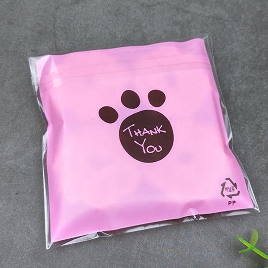 100pcs Lovely animal face wrapper self adhesive OPP cookie candy bakery decorating bags treat gift DIY plastic bags