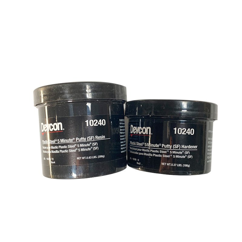 Plastic Steel 5-Minutes Putty (SF) is a kind of epoxy mending agent with steel as filling material, which can be cured quickly.