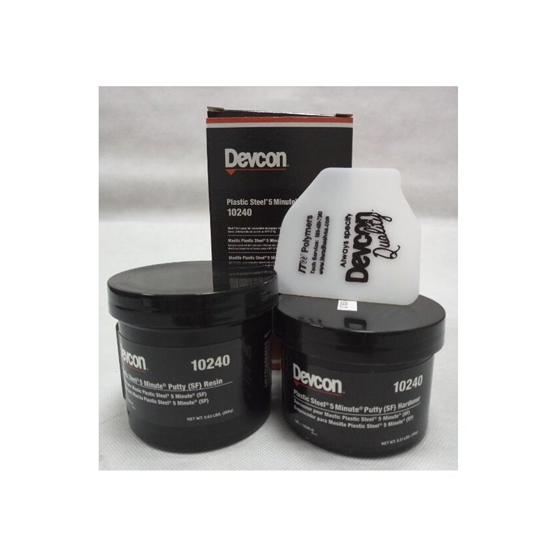 Plastic Steel 5-Minutes Putty (SF) is a kind of epoxy mending agent with steel as filling material, which can be cured quickly.