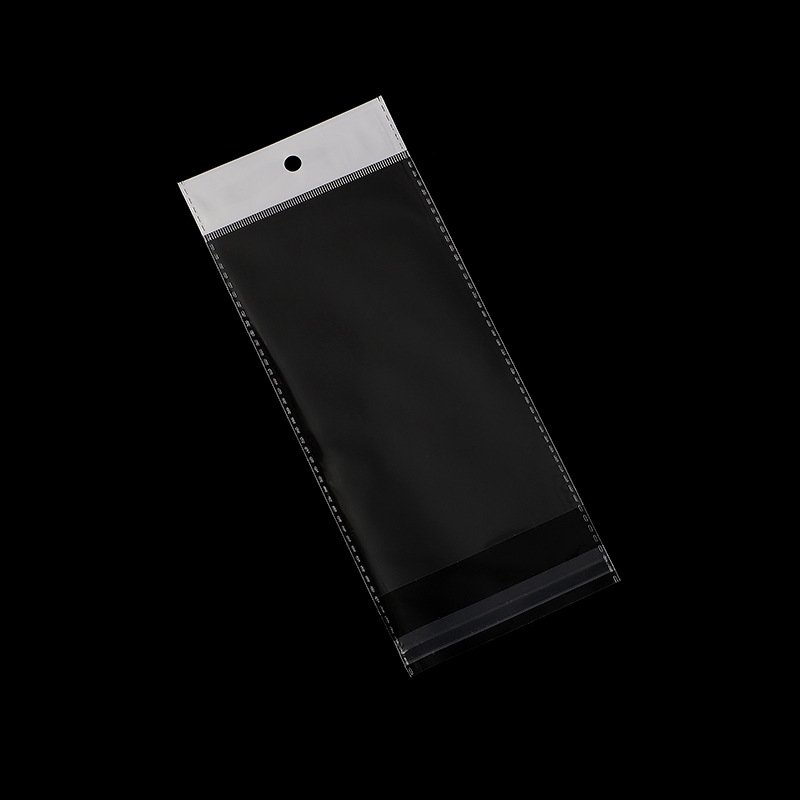 ES transparent adhesive extruded self sealing storage bag, multi size transparent plastic OPP bag, jewelry packaging