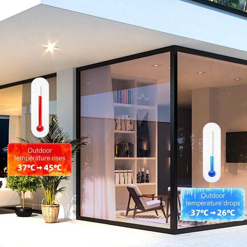 Ultra Safe Transparent 90% Vlt 12Mil Glass Blast Proof Film Self Adhesive Transparent Safety Film Transparent Window Tinting