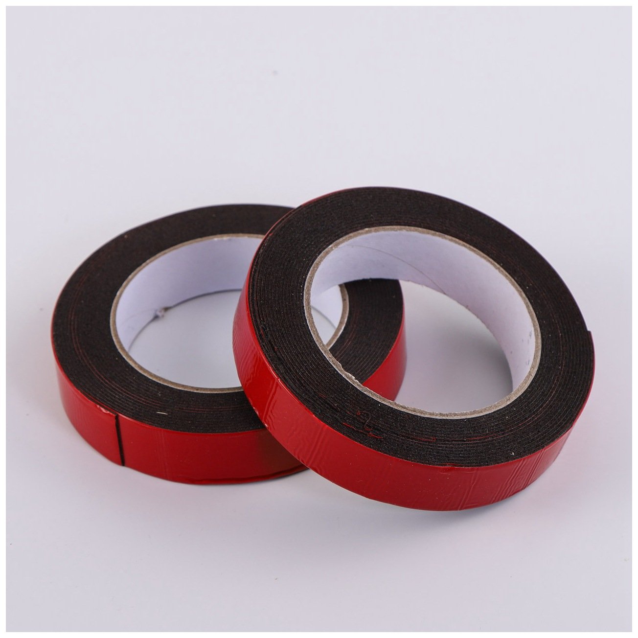 3mm 5mm 10mm 25mm Width White Black Strong Bonding Double Sided Or Single Sided Self Adhesive Pe Eva Foam Seal Tape Roll