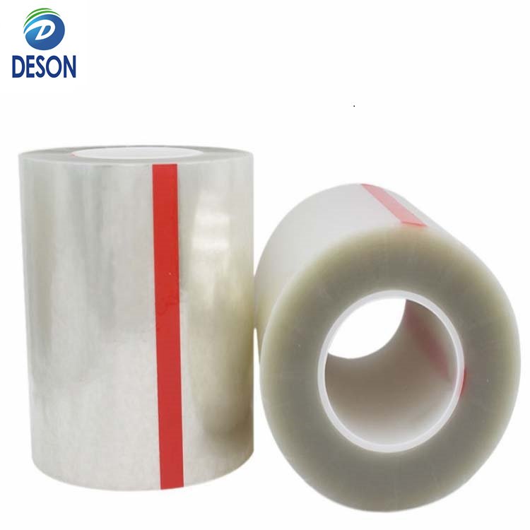 Clear No residual low adhesive digital screen surface protection high temperature resistant glass PET protective film