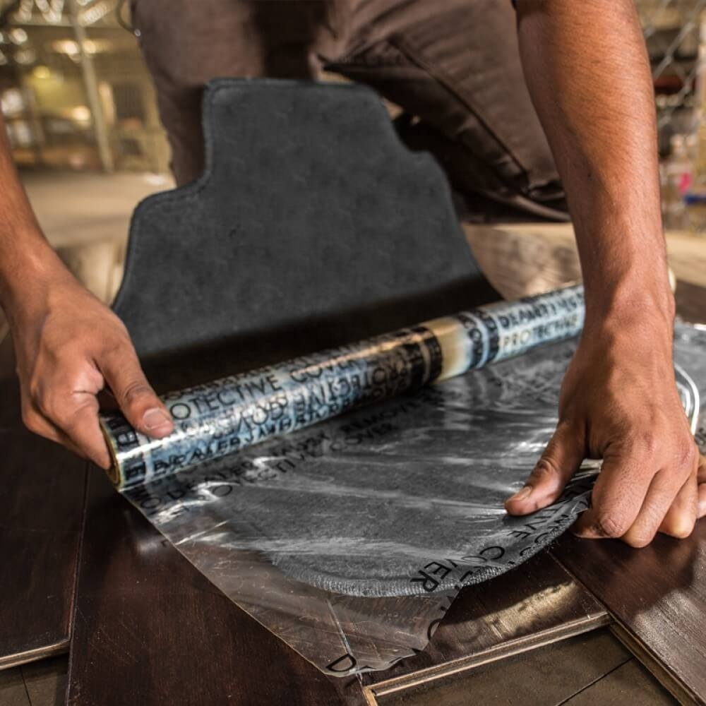 60cm 70cm 90cm Anti Scratch Clear High Adhesive Car Carpet PE Protector Film