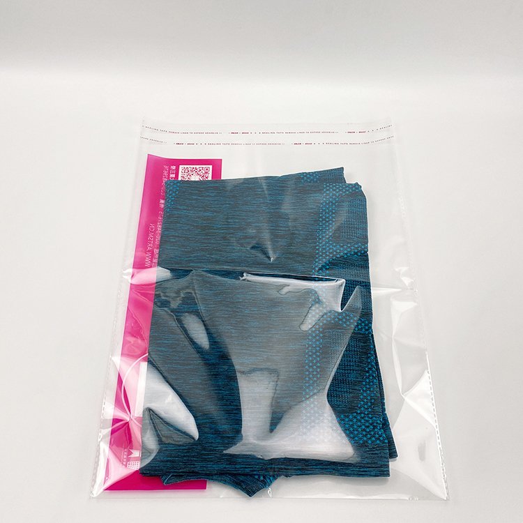 Custom Printing Clear Opp plastic Bag With Self Adhesive Transparent Opp Plastic Clothes Packaging Opp Bag With Brand Logo