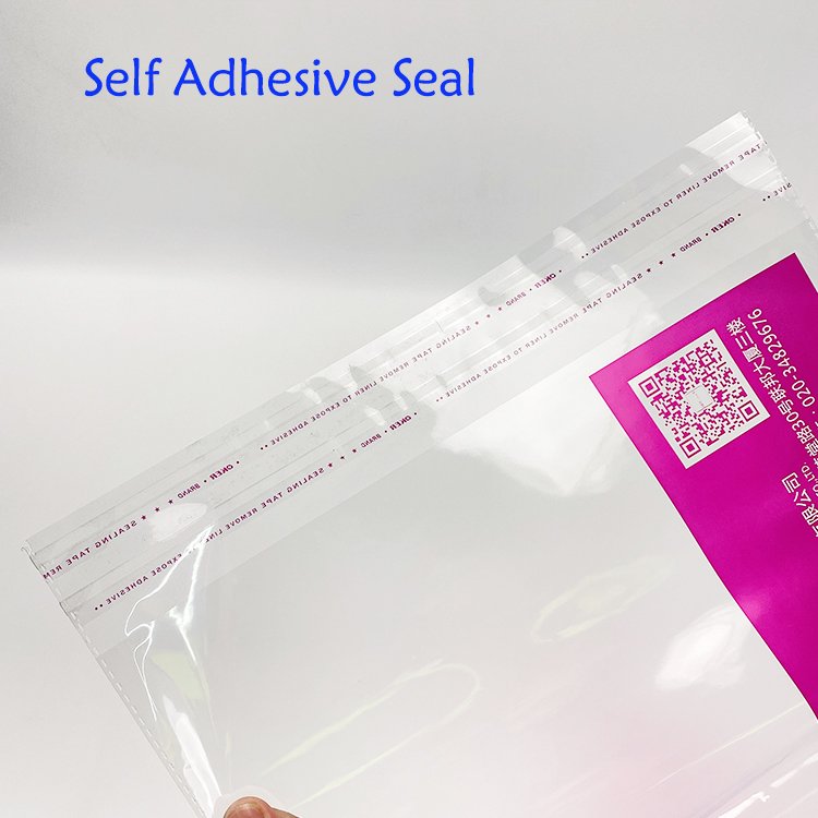 Custom Printing Clear Opp plastic Bag With Self Adhesive Transparent Opp Plastic Clothes Packaging Opp Bag With Brand Logo