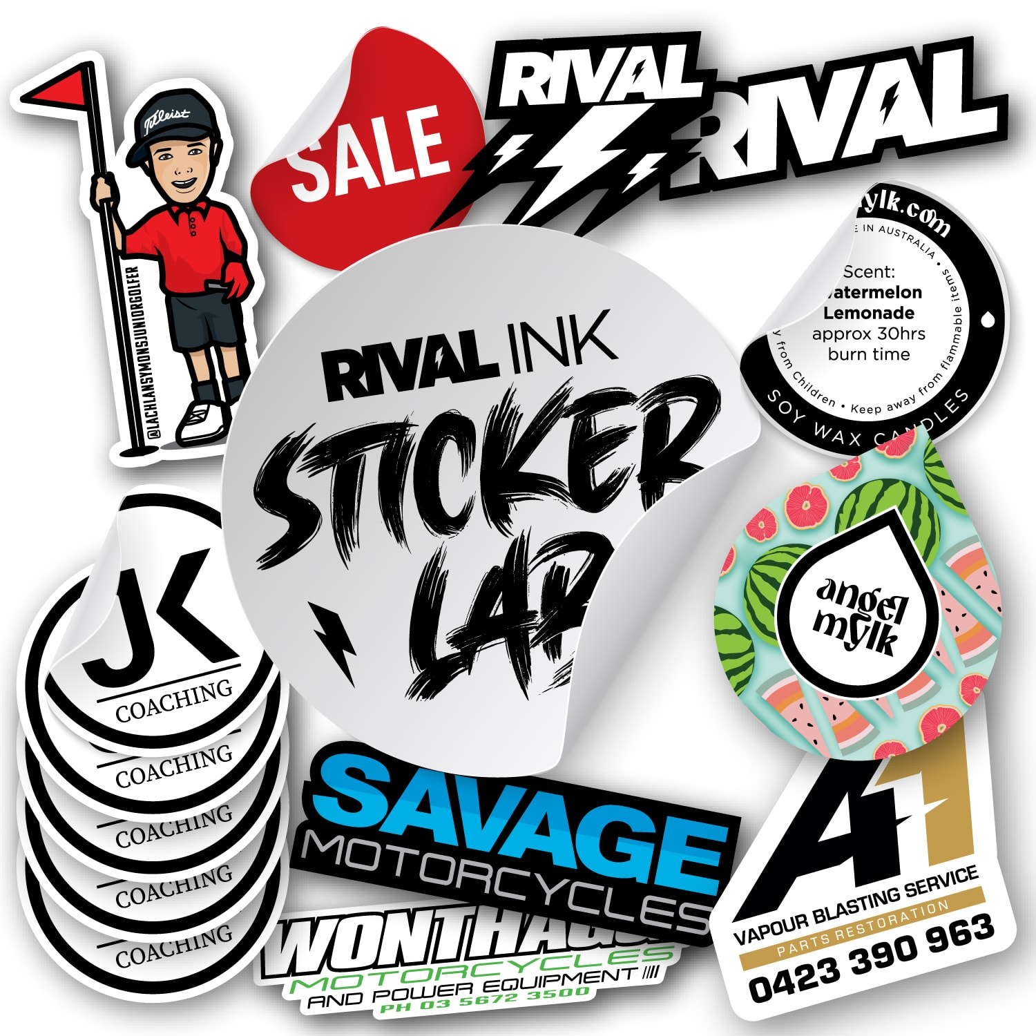 High Quality Custom Die Cut Sticker Self-adhesive Waterproof UV Resist Printing Adhesive Die Cut Vinyl Stickers