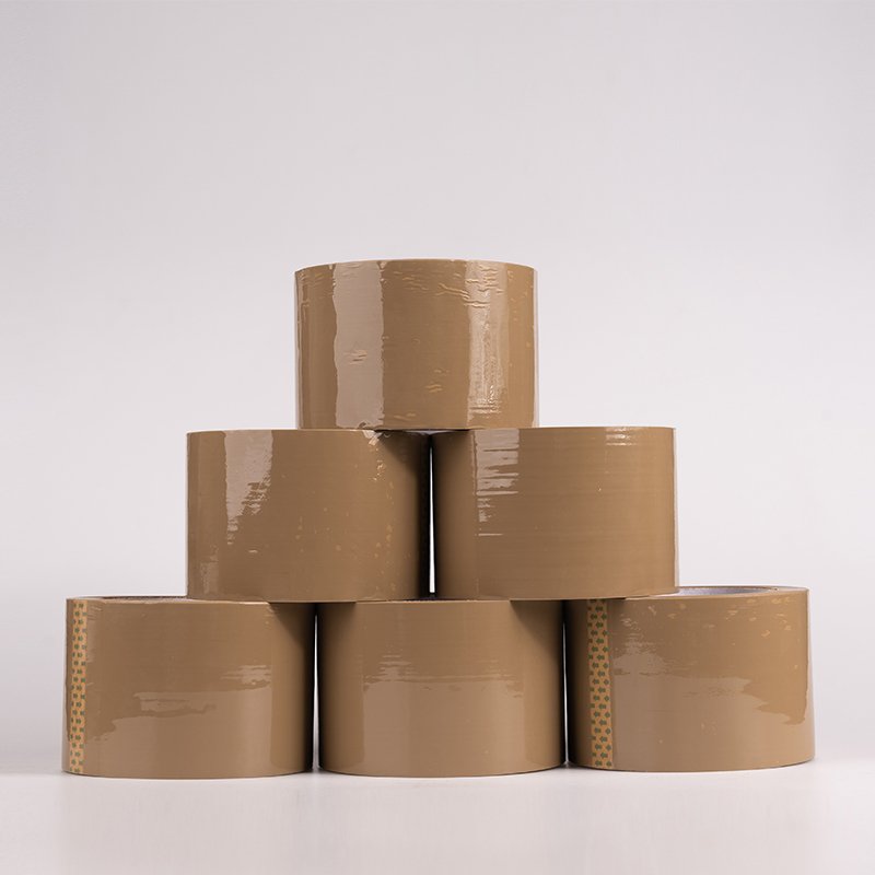 Custom Bopp Strong Sticky Adhesive Tape Brown Tape Heavy Duty Industry Manufacturer Brown colored carton sealing Packing Tape