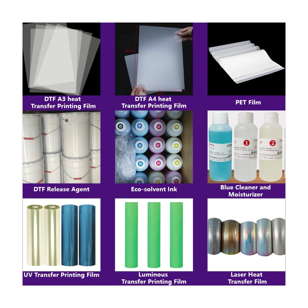White ink offset printing DTF glue powder hot melt powder self adhesive shake powder delicate and clean For Film Printing