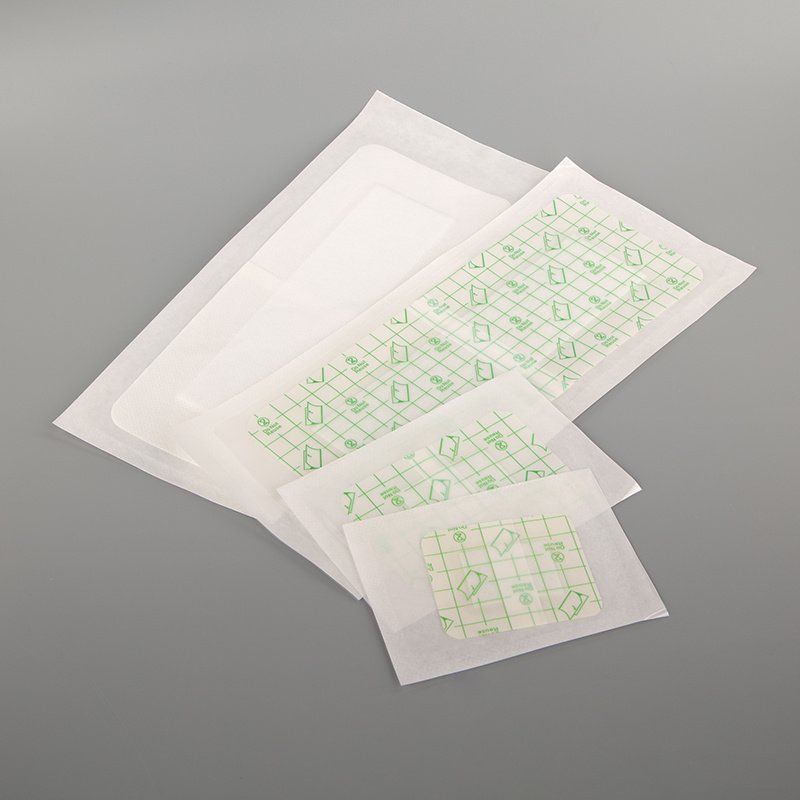 Direct factory sterile non woven adhesive wound dressings /PU wound dressing pad 4"x4"/"x14"